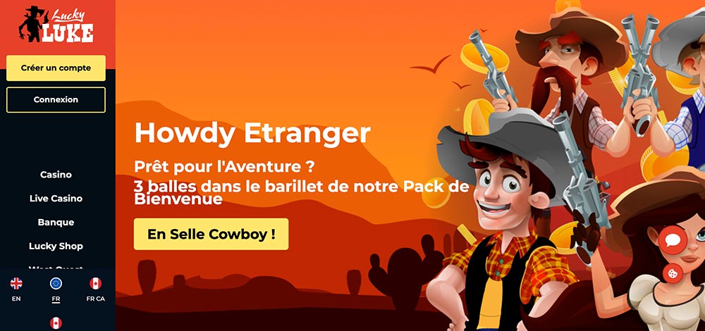 Lucky Luke Casino Logiciels